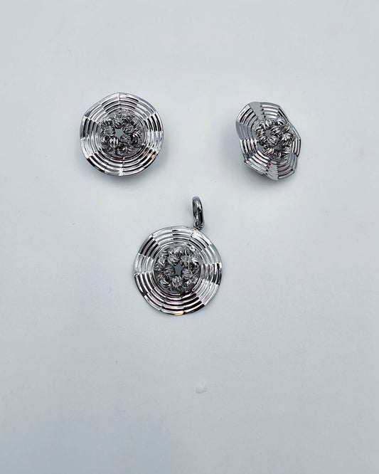 DA 682 EARRING AND PENDANT