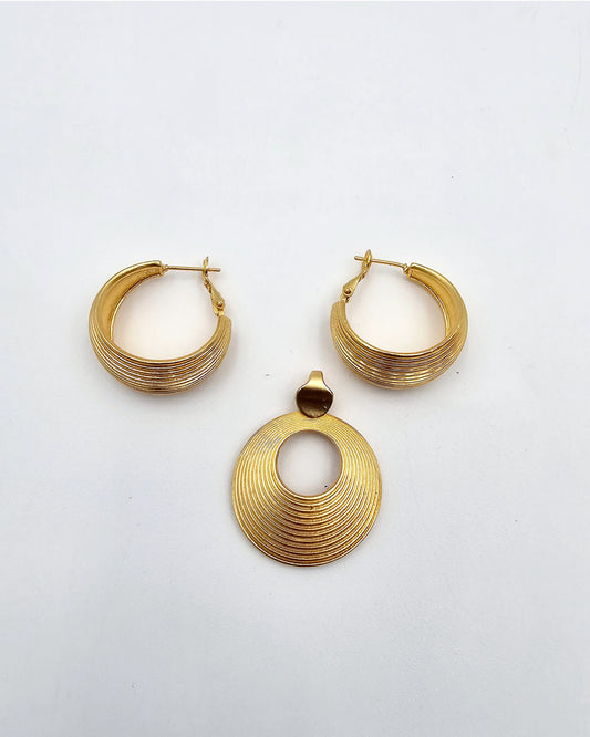 DA 769 EARRING AND PENDANT