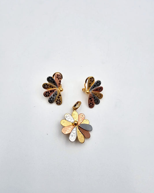 DA 783 EARRING AND PENDANT