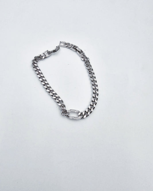 DA 411 SILVER BRACELET (7 INCHES)