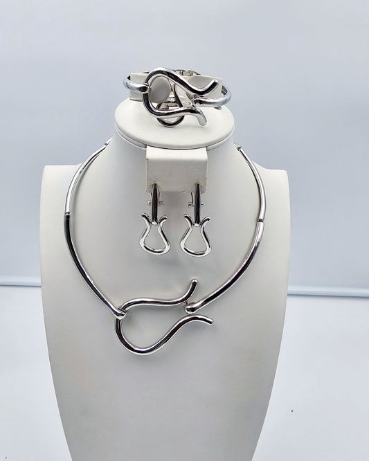 DA 746 4pcs Silver Set
